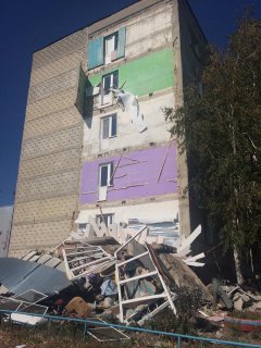 В Тамбовском районе произошло ЧП – в многоэтажке обвалились балконы